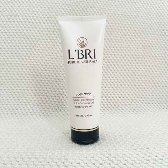 L’BRI Pure Natural Body Wash New Sealed Retired Scent White Tea Cedarwood Oil - Picture 1 of 3